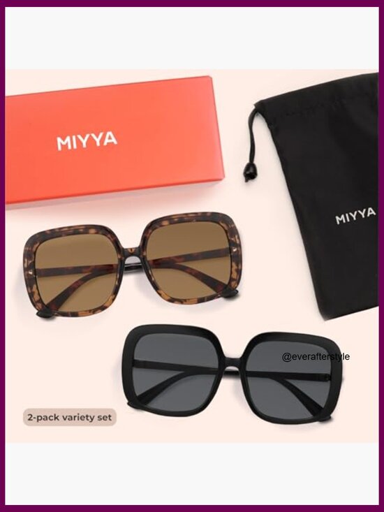Metal Frame Polarized Sunglasses, Oversized Retro Aviator Style